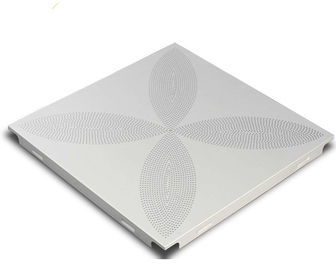 Sound Absorbing Aluminium Ceiling Panel , Square Edge Lay In Ceiling Panels